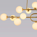 Люстра подвесная с белыми лампами в форме шара Flute варинант исполнения - 3 | Loft Concept в Ульяновске