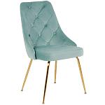 Стул в мятной велюровой обивке Ward Mint Velour Chair варинант исполнения - 1 | Loft Concept в Ульяновске