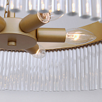 Люстра подвесная круглая со стеклянными трубками Nembus варинант исполнения - 3 | Loft Concept в Ульяновске