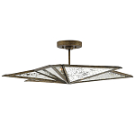 Потолочный светильник фигурный с состаренными зеркальными панелями Antique Mirror варинант исполнения - 2 | Loft Concept в Ульяновске