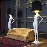 Лампа MANNEQUIN LAMP с абажуром созерцание силуэта варинант исполнения - 4 | Loft Concept в Ульяновске