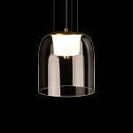 Подвесной светильник с цилиндрическим прозрачным стеклянным плафоном Grada Light варинант исполнения - 5 | Loft Concept в Ульяновске