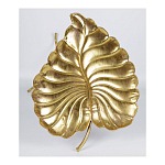 Столик приставной с столешницей Тропический лист Tropical Forest gold варинант исполнения - 4 | Loft Concept в Ульяновске