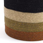 Плетеная корзина в полоску Iweala Wicker Basket варинант исполнения - 2 | Loft Concept в Ульяновске