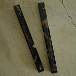 Подставка под благовония из эпоксидной смолы с цветами прямоугольная черная Epoxy Flowers Incense Stand Black варинант исполнения - 2 | Loft Concept в Ульяновске