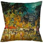 Подушка декоративная Париж Impressionism in Art варинант исполнения - 1 | Loft Concept в Ульяновске