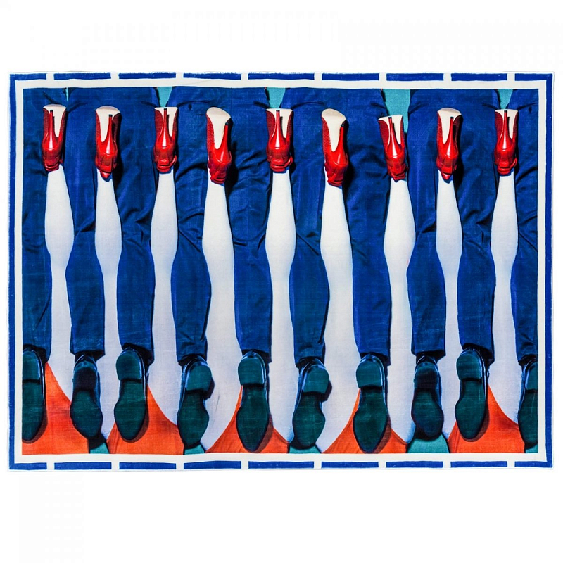 Ковер Seletti Rectangular Rug Legs Мульти Ковер Seletti Rectangular Rug Legs Мульти в Ульяновске | Loft Concept