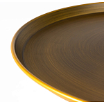 Столик журнальный металлический в форме перевернутого бокала Golden Glass варинант исполнения - 1 | Loft Concept в Ульяновске