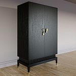 Платяной шкаф Elsa Dreams Black с 2-мя фасадами варинант исполнения - 2 | Loft Concept в Ульяновске