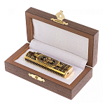 Зажигалка газовая с гравировкой Герба РФ в деревянной коробке Metal Lighters варинант исполнения - 3 | Loft Concept в Ульяновске