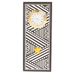 Часы подарочные настольные в виде погона Генерала из натурального камня Змеевик Silver Military Clock варинант исполнения - 10 | Loft Concept в Ульяновске