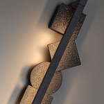 Бра вертикальное с черными кругами и квадратами Gravyura варинант исполнения - 2 | Loft Concept в Ульяновске