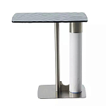 Дизайнерский журнальный стол с прямоугольной рельефной столешницей Nord варинант исполнения - 1 | Loft Concept в Ульяновске