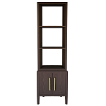 Этажерка Primo с тумбой шпон темный орех варинант исполнения - 1 | Loft Concept в Ульяновске