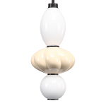 Подвесной светильник фигурный с керамическими элементами Light Fragrant варинант исполнения - 4 | Loft Concept в Ульяновске