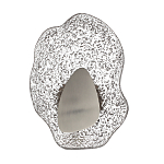 Бра с рельефным волнообразным стеклянным плафоном и вставкой из мрамора Liquid Stone варинант исполнения - 6 | Loft Concept в Ульяновске