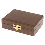 Визитница карманная металлическая с гравюрой Герба России в подарочной коробке Gold Metal Business Card Holders варинант исполнения - 4 | Loft Concept в Ульяновске