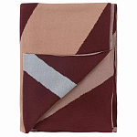 Плед из хлопка с геометрическим рисунком Elan Stripe Addison варинант исполнения - 1 | Loft Concept в Ульяновске