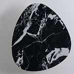 Бра треугольной формы из искусственного мрамора черного цвета Длина 47 см Ginger & Jagger варинант исполнения - 1 | Loft Concept в Ульяновске