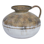 Ваза металлическая с ручкой Bygone Era варинант исполнения - 1 | Loft Concept в Ульяновске