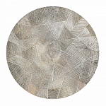 Кофейный столик с рельефной столешницей из металла Aplika Silver варинант исполнения - 3 | Loft Concept в Ульяновске