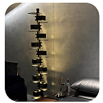 Торшер с каркасом из множества полок Links варинант исполнения - 1 | Loft Concept в Ульяновске