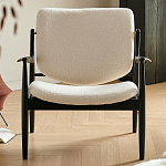 Кресло с каркасом и ножками из древесины и мягкими сиденьем и спинкой Venice варинант исполнения - 7 | Loft Concept в Ульяновске