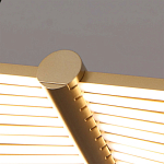 Люстра в виде распахнутых крыльев из тонких металлических планок Flight of Freedom варинант исполнения - 2 | Loft Concept в Ульяновске