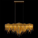 Люстра подвесная с металлическими дугами и длинными цепочками 115 см Atlantis Chain варинант исполнения - 5 | Loft Concept в Ульяновске
