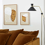 Торшер с поворотным плафоном Davy Brass Floor Lamp варинант исполнения - 11 | Loft Concept в Ульяновске