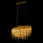 Люстра подвесная с металлическими цепочками и изогнутыми металлическими дугами 72 см Atlantis Chain варинант исполнения - 15 | Loft Concept в Ульяновске