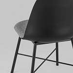 Стул из прочного пластика на металлическом основании Anora Black варинант исполнения - 6 | Loft Concept в Ульяновске