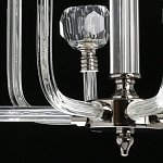 Люстра с 8-ю лампами и гранеными стеклянными плафонами Prism Gala варинант исполнения - 10 | Loft Concept в Ульяновске