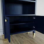 Книжный Стеллаж Elsa Dreams Blue с задней стенкой варинант исполнения - 3 | Loft Concept в Ульяновске