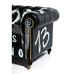 Диван Честерфильд граффити graffiti Orange Sofa натуральная кожа варинант исполнения - 10 | Loft Concept в Ульяновске