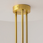 Люстра со стеклянными вставками Helios варинант исполнения - 5 | Loft Concept в Ульяновске