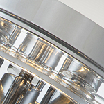 Потолочный светильник для ванных комнат с круглым стеклянным плафоном и тремя лампами Quoizel варинант исполнения - 8 | Loft Concept в Ульяновске