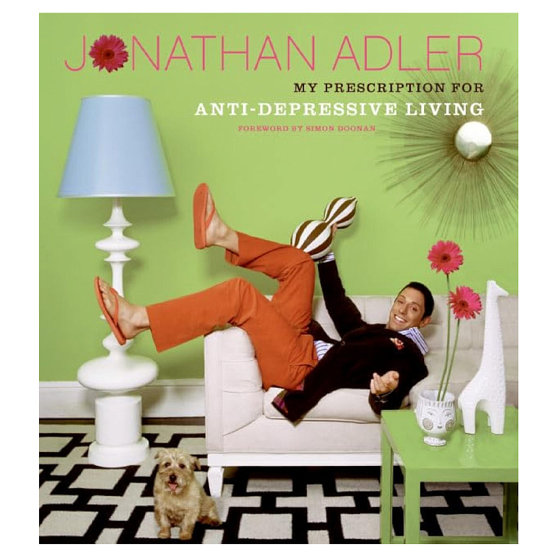 Коллекционный Арт-альбом  My Prescription for Anti-Depressive Living by Jonathan Adler 2005 Букинистика  в Ульяновске | Loft Concept 