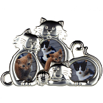 Фоторамка детская Childhood Corner Three cats варинант исполнения - 1 | Loft Concept в Ульяновске