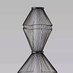 Торшер светодиодный с плетеным металлическим каркасом Metal Interweaving варинант исполнения - 3 | Loft Concept в Ульяновске