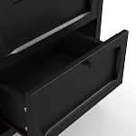 Комод узкий с 5-ю ящиками черный Silva Black Chest of Drawers варинант исполнения - 4 | Loft Concept в Ульяновске