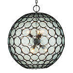 Люстра в форме шара из круглых декоративных элементов Circle of Light варинант исполнения - 1 | Loft Concept в Ульяновске