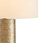 Настольная лампа золотая с цилиндрическим абажуром Golden Mosaic варинант исполнения - 1 | Loft Concept в Ульяновске