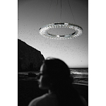 Люстра круглая с прозрачной хрустальной рамкой Maude Crystal Light варинант исполнения - 14 | Loft Concept в Ульяновске