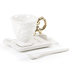 Кофейная пара Seletti I-Coffee Gold варинант исполнения - 1 | Loft Concept в Ульяновске