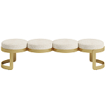 Дизайнерская Банкетка Leola латунь  варинант исполнения - 2 | Loft Concept в Ульяновске