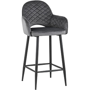 Барный Стул SHARRON Серый Велюр