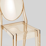 Прозрачный стул с янтарным оттенком LOUIS GHOST CHAIR варинант исполнения - 7 | Loft Concept в Ульяновске