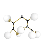 Люстра с 7-ю белыми шарообразными плафонами Natural Concepts варинант исполнения - 1 | Loft Concept в Ульяновске