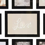 Рамка для 9-ти фотографий квадратная Moment Forever варинант исполнения - 3 | Loft Concept в Ульяновске